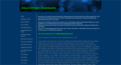 Desktop Screenshot of irishshowbandalbum.com